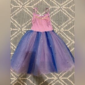 Petite Hailey Sparkly Purple and Blue tulle dress size 7